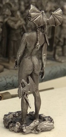 оловянная фигурка матери драконов, оловянная миниатюра