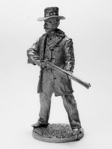 оловянная фигурка  шерифа, оловянная миниатюра