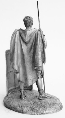 Римский пехотинец в походе 3 в. н. э. 