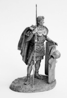 Римский пехотинец в походе 3 в. н. э. 