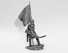 Оловянный солдатик. Оловянная фигура. Знаменосец армии Тамерлана